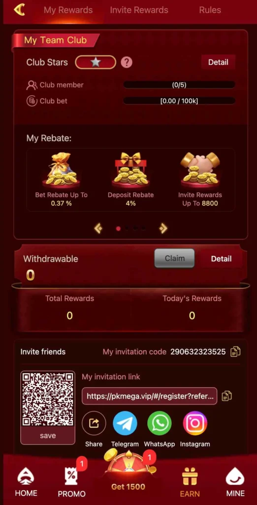 PK Mega Win Game